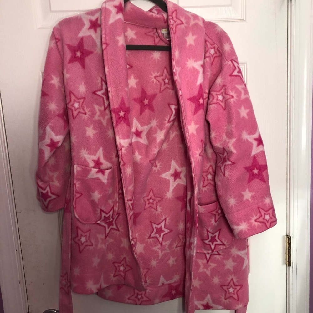Pink girl’s robe